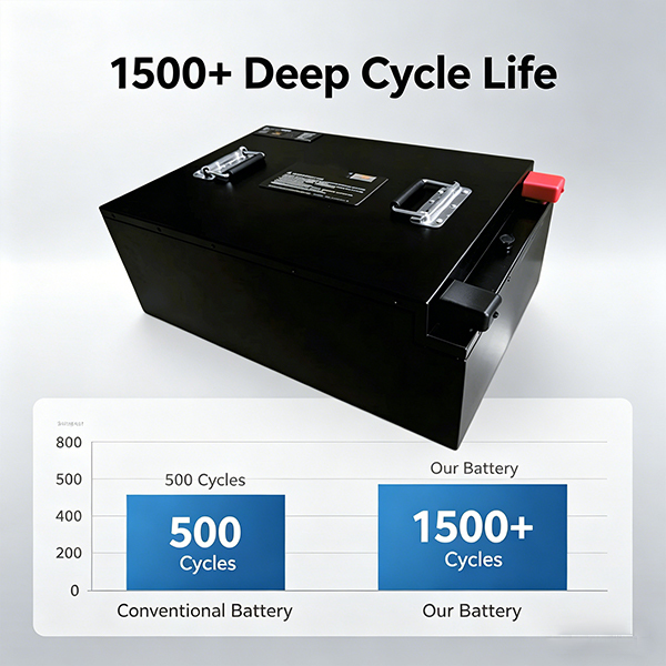 72V 100Ah Lithium Ion Battery Pack with LiFePO4 Cathode and 1500 Cycle Life for Ebike and Electric Motorcycle