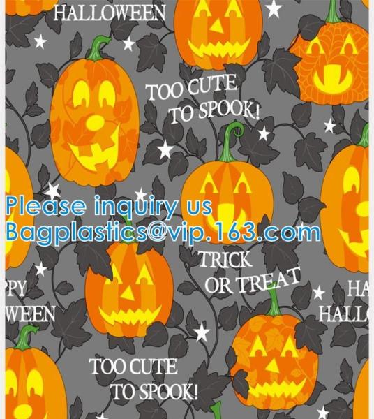 Vinyl Christmas Happy Halloween Banquet Event & Party Supplies Decoration Ployester Tablecloths Table Cover picnics