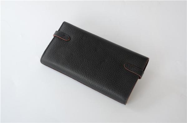 Korean version of the first layer of leather wallet leather wallet long section of female