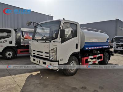 Caminhão de Bowser da água 5000L de ISUZU Carbon Steel Stainless Steel 304