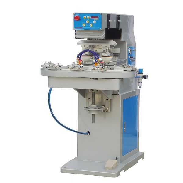 Universal Oil Pan Pad Semi Automatic Printer With 8 Station Turntable Adjustable Speed