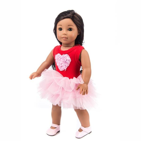 Princess Dress For Doll Cotton Doll Clothing Accessories Sleeveless Doll Clothes Dress For Sweet Girls