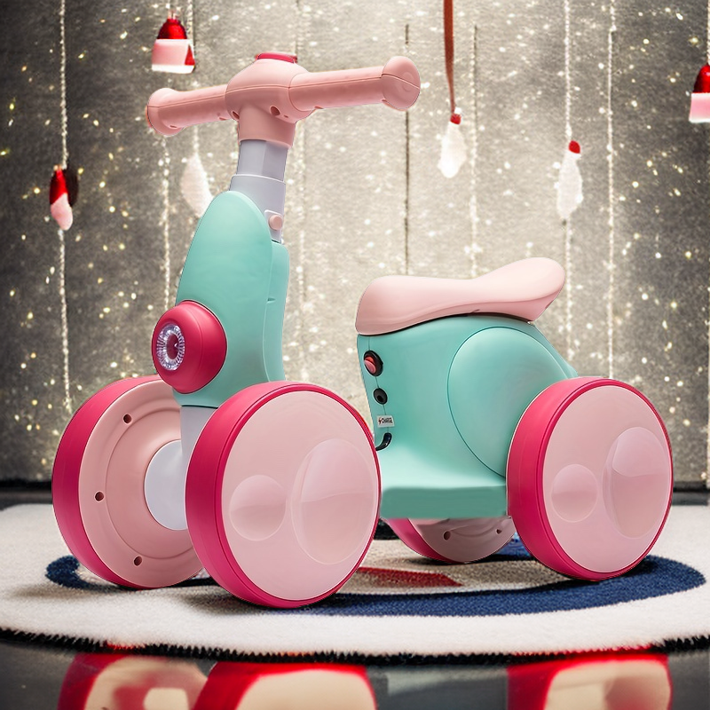 2023 Электрический балансовый автомобиль с функцией дистанционного управления и пластиковым колесом Биби свисток