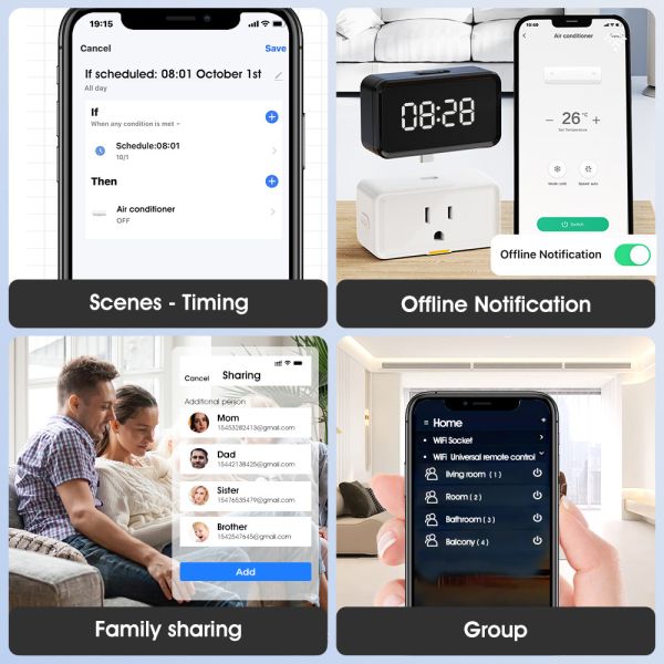 WiFi IR RF433 Universal Remote Control for Air Conditioning TV and More with Voice Control Alexa Google and Tuya Smart Home Integration
