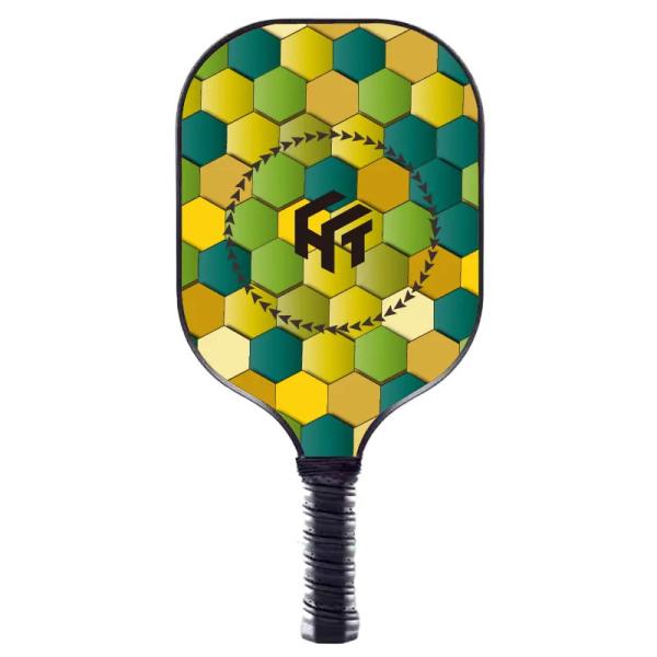 Customized LOGO Patterns 16mm Thick PP Honeycomb Core 3K Carbon Fiber Pickleball Rackets