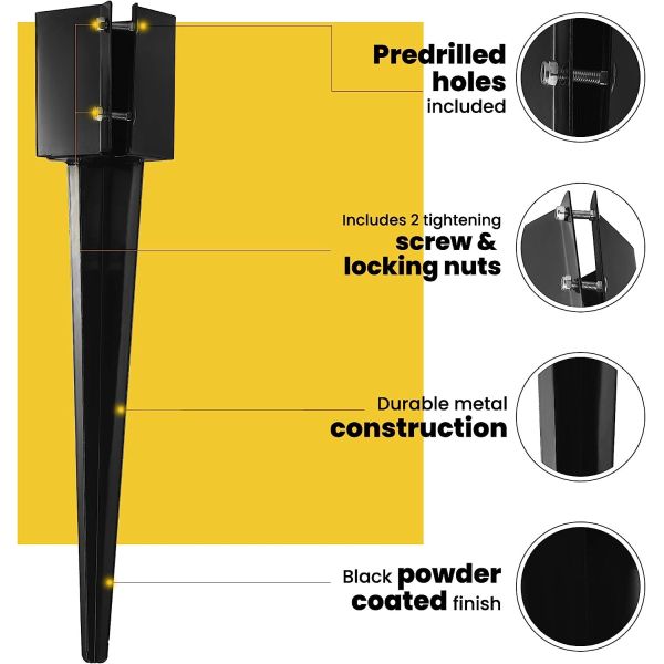 4x4 Post Base Brackets Идеально подходит для почтовых ящиков