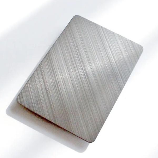 Tôle d'acier inoxydable AISI 8K finition miroir doré 201 304 316 décorative