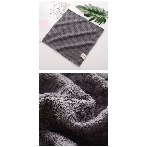 100% Cotton Hand Towel Absorbent and Sustainable Striped Pattern for Sensitive Skin