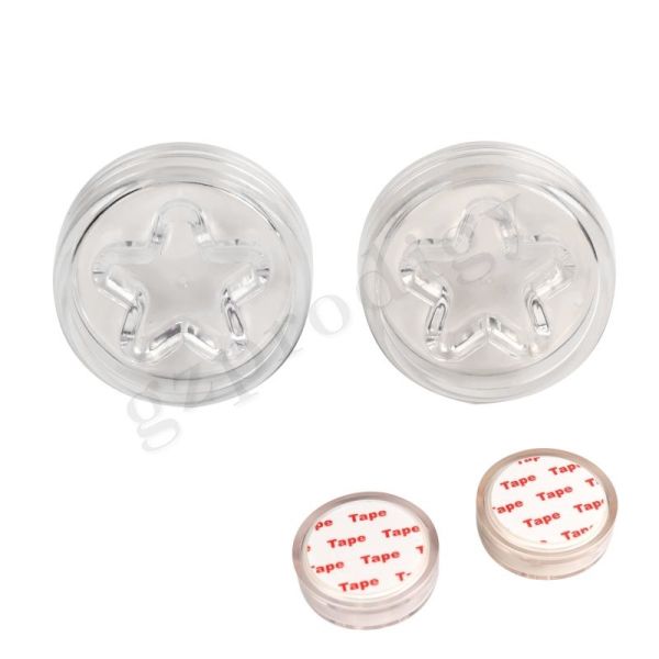 Prodigy PVC  Star Round 45*15mm Door Knob Muffle Pad Plastic Door Wedge