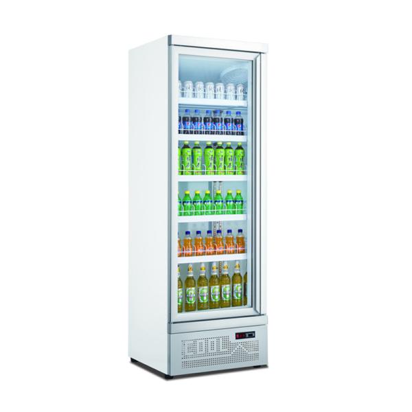 400L Beverages Upright Energy Drink Display Fridge Cooler With Glass Door