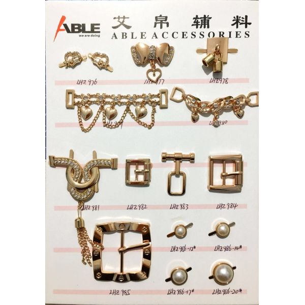 The high-quality goods rhinestone shoe flower shoe accessories metal buckle for woman shoes