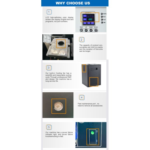 750W Wireless DMX Control Cold Pyro Sparkler Fireworks Fountain Machine For DJ Stage Wedding Party Cold Spark Machine