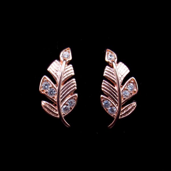 Double Dolphin Shape 925 Silver Earrings For Anniversary , Engagement , Gift