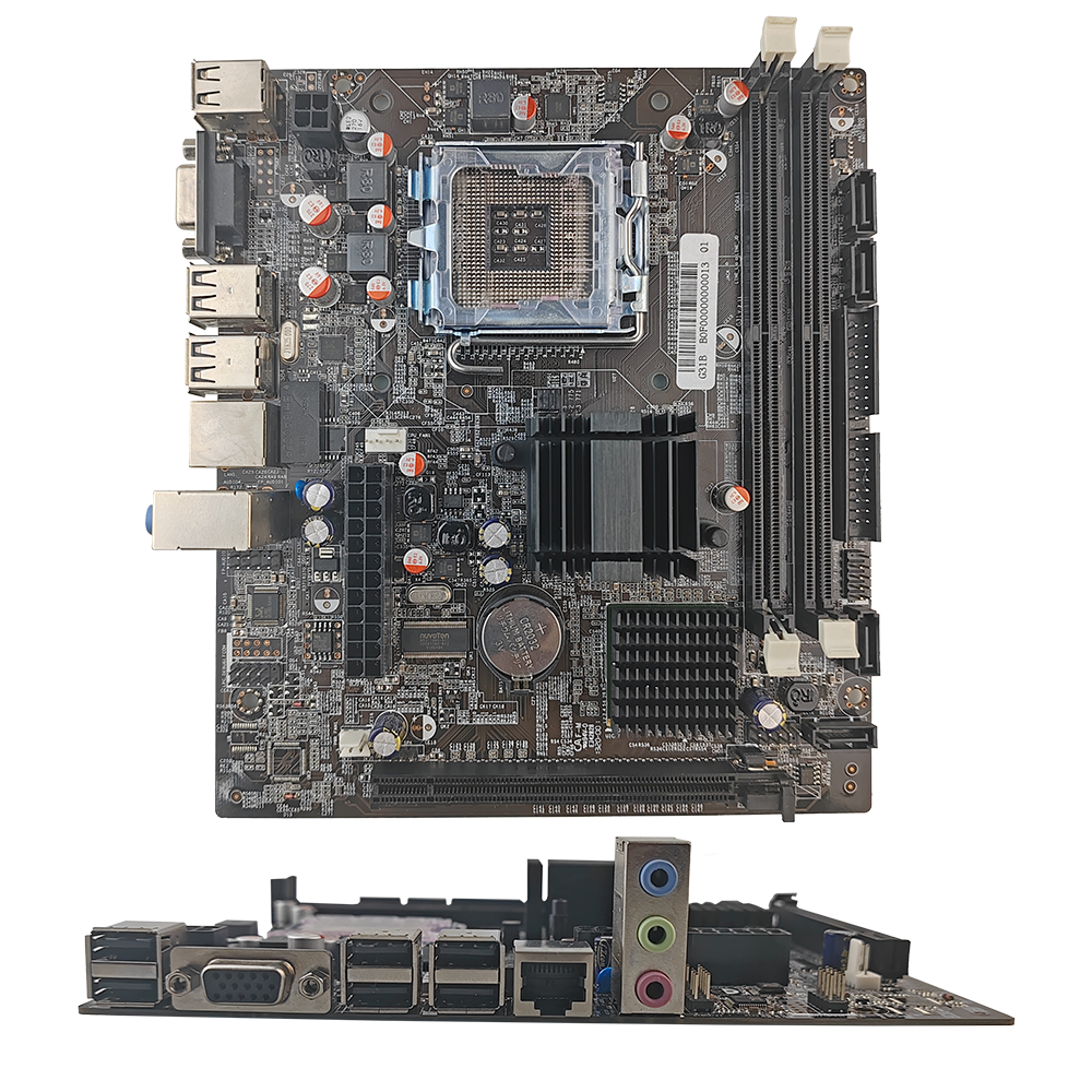 PCWINMAX OEM G31 MATX LGA775 Double Emplacements DDR2 Max 4 Go Carte mère de bureau avec chipset G31 d'origine pour la vente en gros