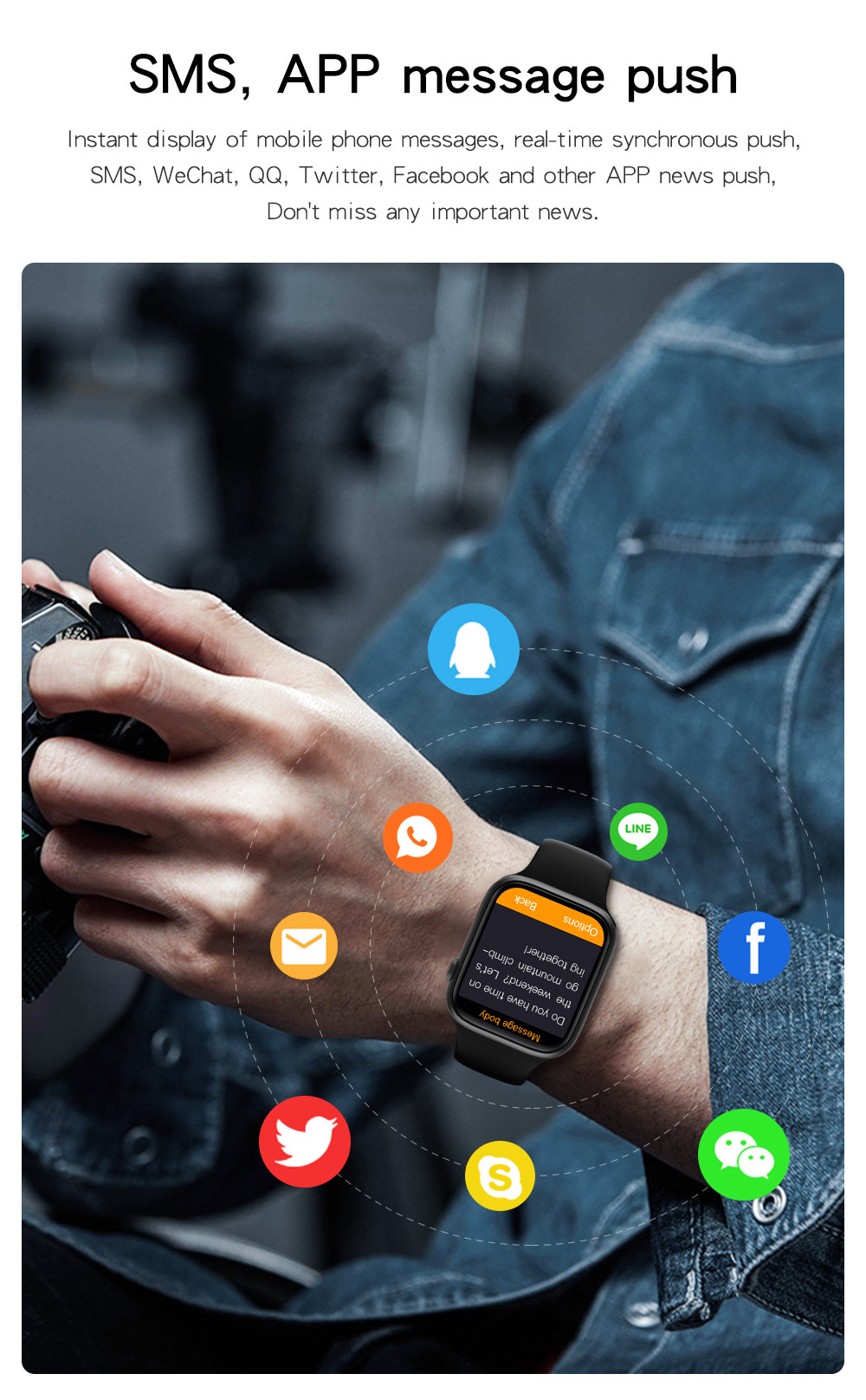 часы Android5.0 ECG IWO W78 фитнеса звонка шкалы 170mAh перезаряжаемые