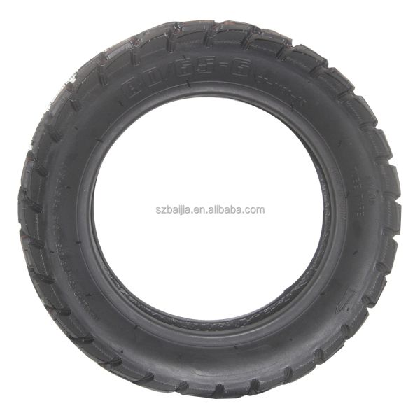 80/65-6 Electric Scooter Off Road Tires Rubber E Scooter Tyres