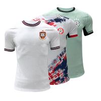 100% Polyester Matériau Maillot de l'équipe de football 120 - 160gm Poids du tissu Séchage rapide