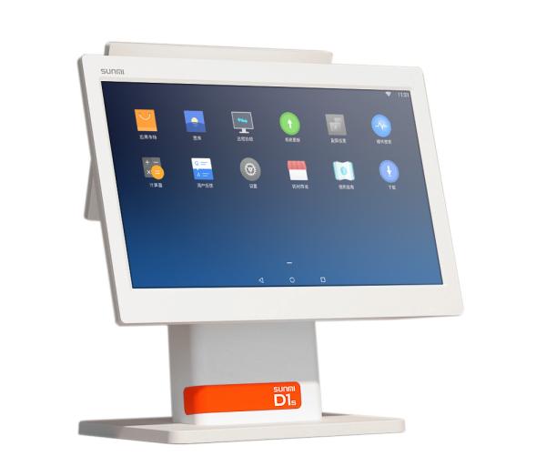 White Color  Dual Touch Screen Point  Computer Pos System For  Clothing Store
