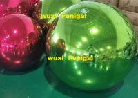 Natal que brilha o balão inflável do espelho para a exposição da alameda em Ámérica do Sul