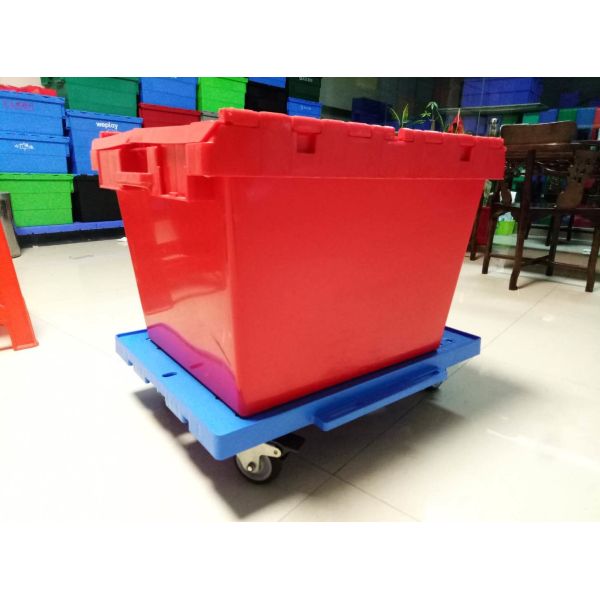 Impact - Resistance Large Plastic Moving Trolley Loading Capacity 225kg