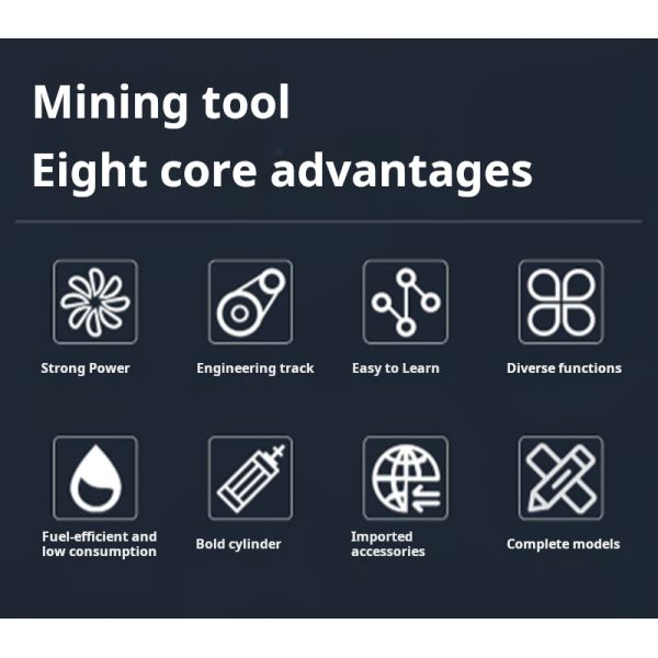 Excavadora com motor Cummins modelo 245Y de segunda mão