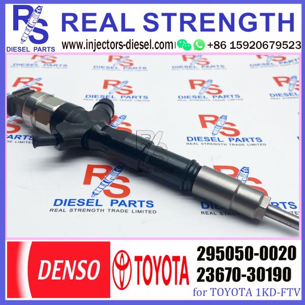 Injetor de combustível comum do trilho 295050-0020 para o brinquedo-ota 1KD 2KD 23670-30190 23670-0020