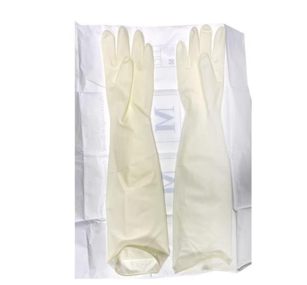 ODM Medical Protective Supplies Sterile Latex Gynecological Gloves Size M