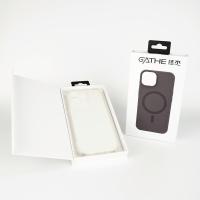 Caixa de embalagem de caixa de celular vazia, caixa de embalagem de papel rígido com cabide, caixa de embalagem de gaveta