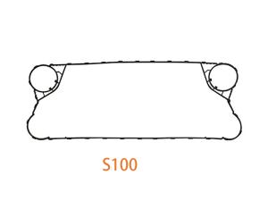 Custom Plate Heat Exchanger Gasket For Heat Exchanger Sondex S100 NBR EPDM