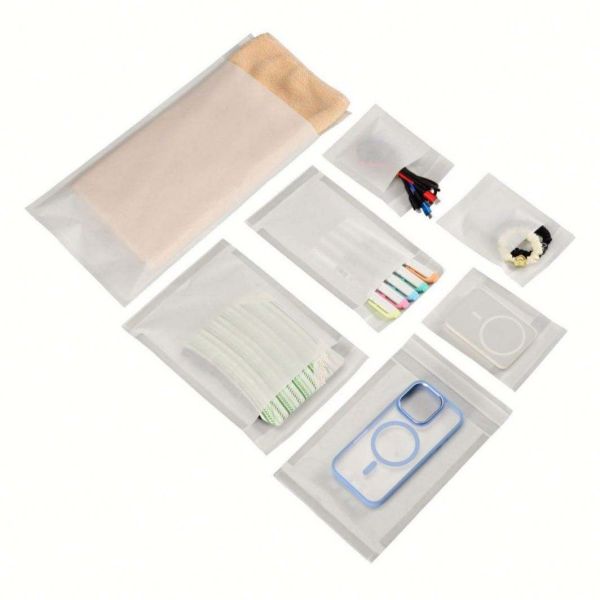 Biodegradable Glassine Paper Bag Flat Top Glassine Wax Paper Bags  Eco Friendly