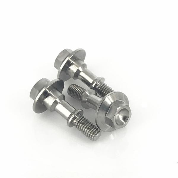 M8 Titanium Hex Head Bolts Motor Cycle Fastener Parts DIN 6923 Golden Oxide Finish