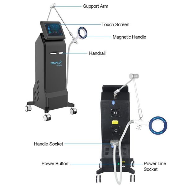 El masaje magnético del dispositivo de la terapia de la transducción de Emtt articula la fisioterapia de la reparación cerca de infrarrojo