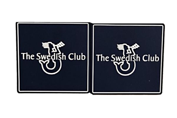 Free Artwork Promotional Gift Giveaways Non Slip Backing Tea Cup PVC Coaster