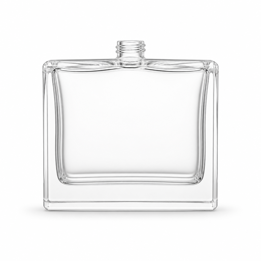 Luxury Custom Rectangular 60ml 100ml Empty Perfume Glass Bottles
