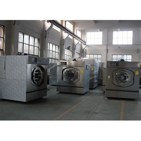 High Spin Electric Heating Commercial Washing Machine , Professional Laundry Machines