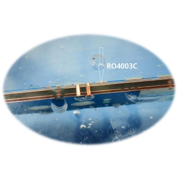 Hybrid PCB Built On 8mil 0.203mm RO4003C and 0.2mm FR-4 Multilayer High Frequency PCB Combined RO4003C and FR-4