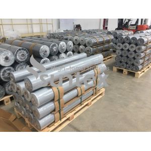 Силикон тканей занавеса дыма и огня высокотемпературный покрашенный покрыл промышленную ткань стеклоткани