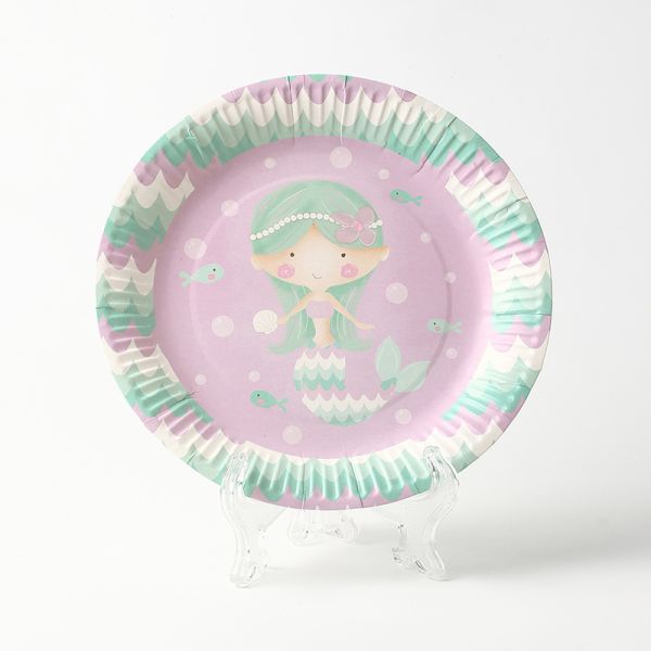 Colourful Party Plates Cups Napkins Sets for Fully Customized Disposable Paper Plates