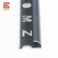 Alumínio cinza escuro 10mm acabamento de azulejos