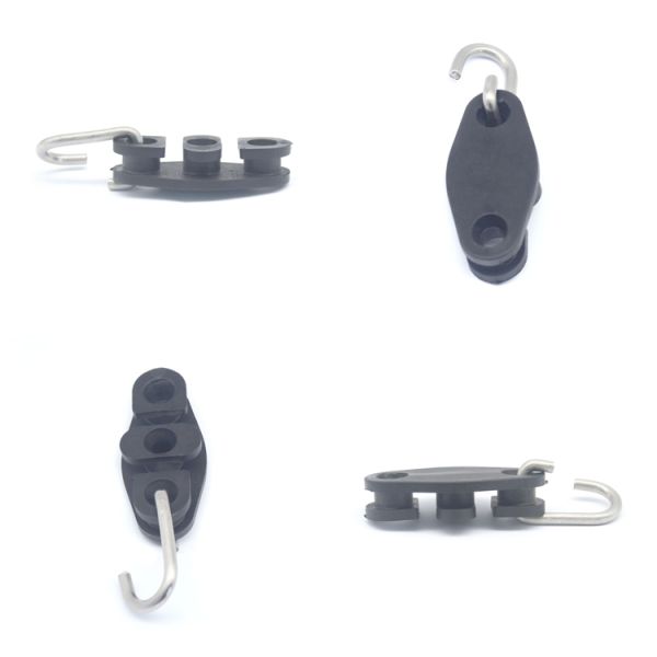 Нержавеющая сталь Ftth S тип наружной кабельной зажима ABS якорь изолированный пластик капли проволока зажима