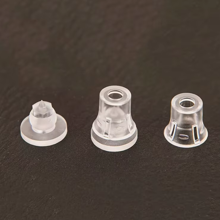 Clear Finish Invisible PC Plastic Nail Fasteners For Billboard Fixed Support Feet