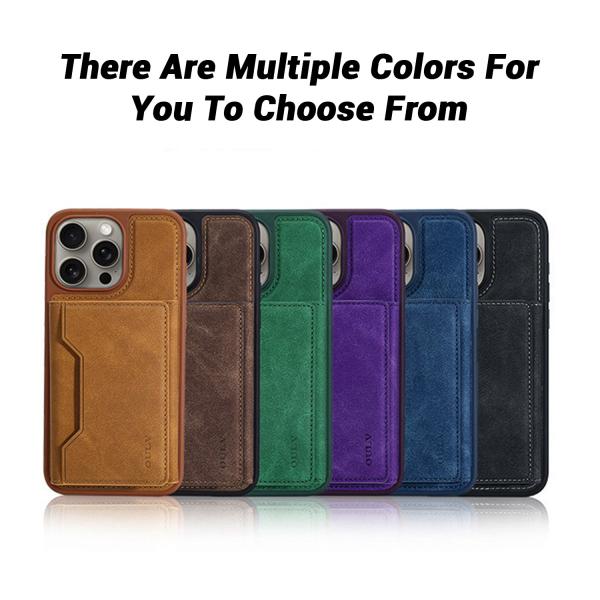 カスタム マグセーフ レザー 携帯 財布 iPhone と サムスン 向け 衝撃 防止