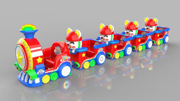 Electric Power Source And Kids Swing Game Machine Children Track Train Amusement Park Equipment Gameplay In Coin Operated Kiddie Ride
