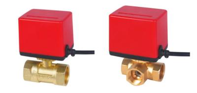 High Precision 2 / 3 Way Motorised Valve , Tight Close Motor Driven Ball Valve