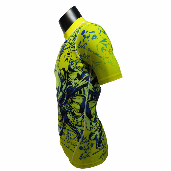 Короткие рубашки обжатия культуризма зеленого цвета рукава/рубашки обжатия поднятия тяжестей