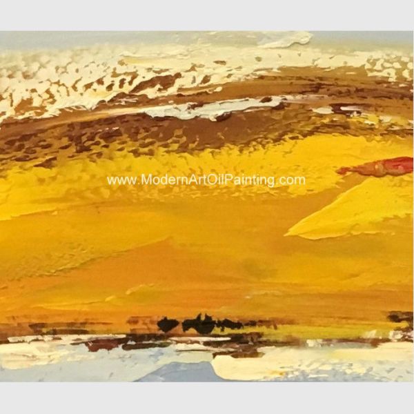 Abstract  Palette Knife Oil Painting On Canvas / Forest Stretched Oil Paintings