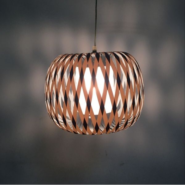 Grey Polypropylene Lampshade 300*200MM Pendant 220v Night Light