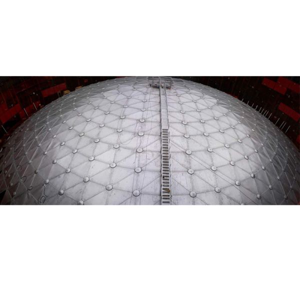 Алюминиевые крыши с геодезическими куполами для резервуаров Алюминиевые купольные крыши для резервуаров