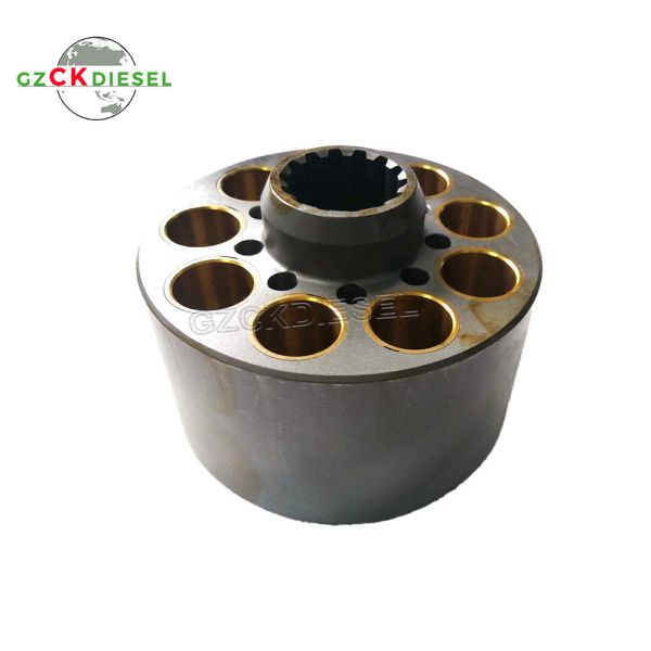 Componentes de la bomba hidráulica Kawasaki Bloques de cilindros pistones Placa de válvula LH para la bomba K3V63DT