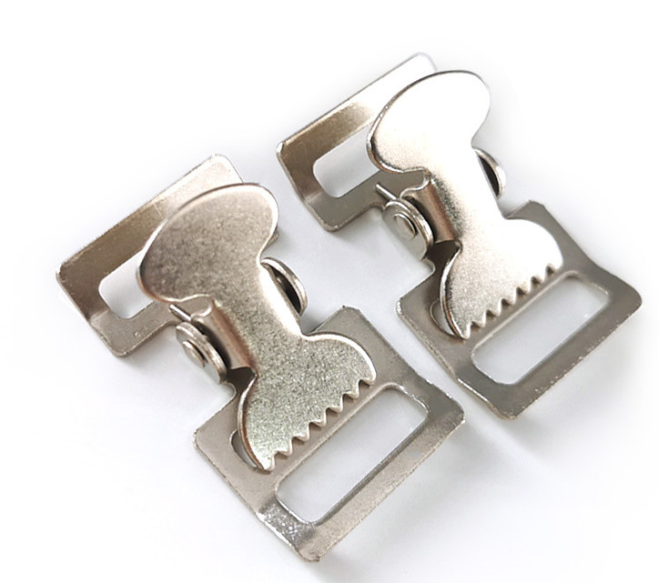 Металл Adjustmentable пряжки Не-выскальзывания ремня пряжки кулачка webbing весны Tightener металла